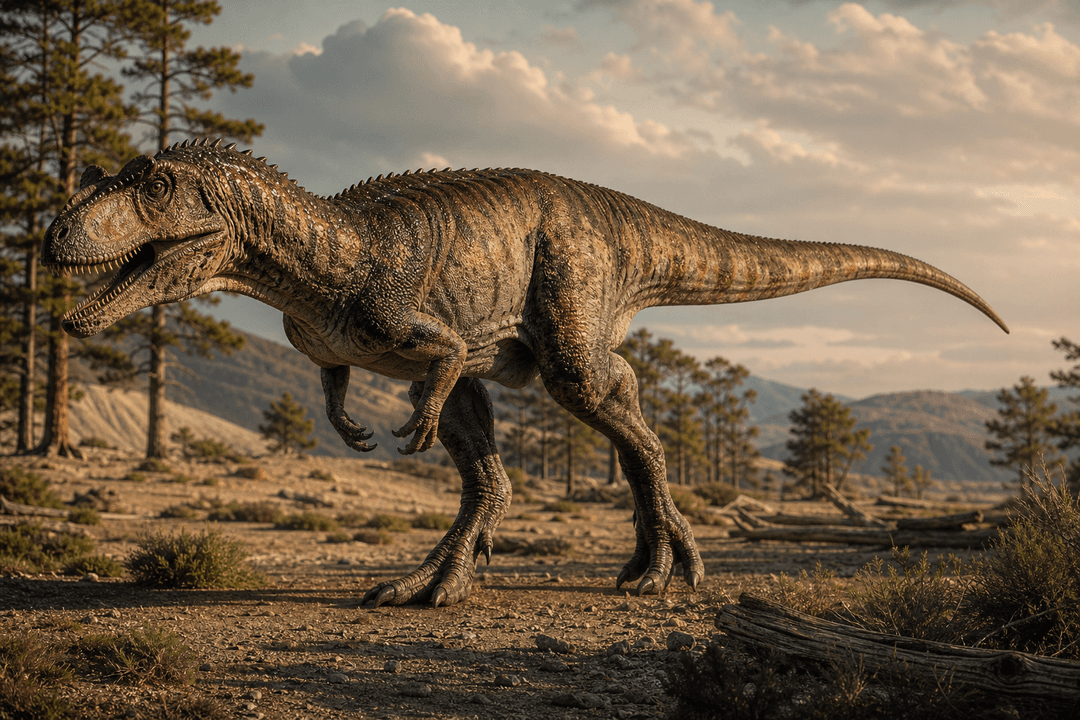 AI reconstruction of Allosaurus