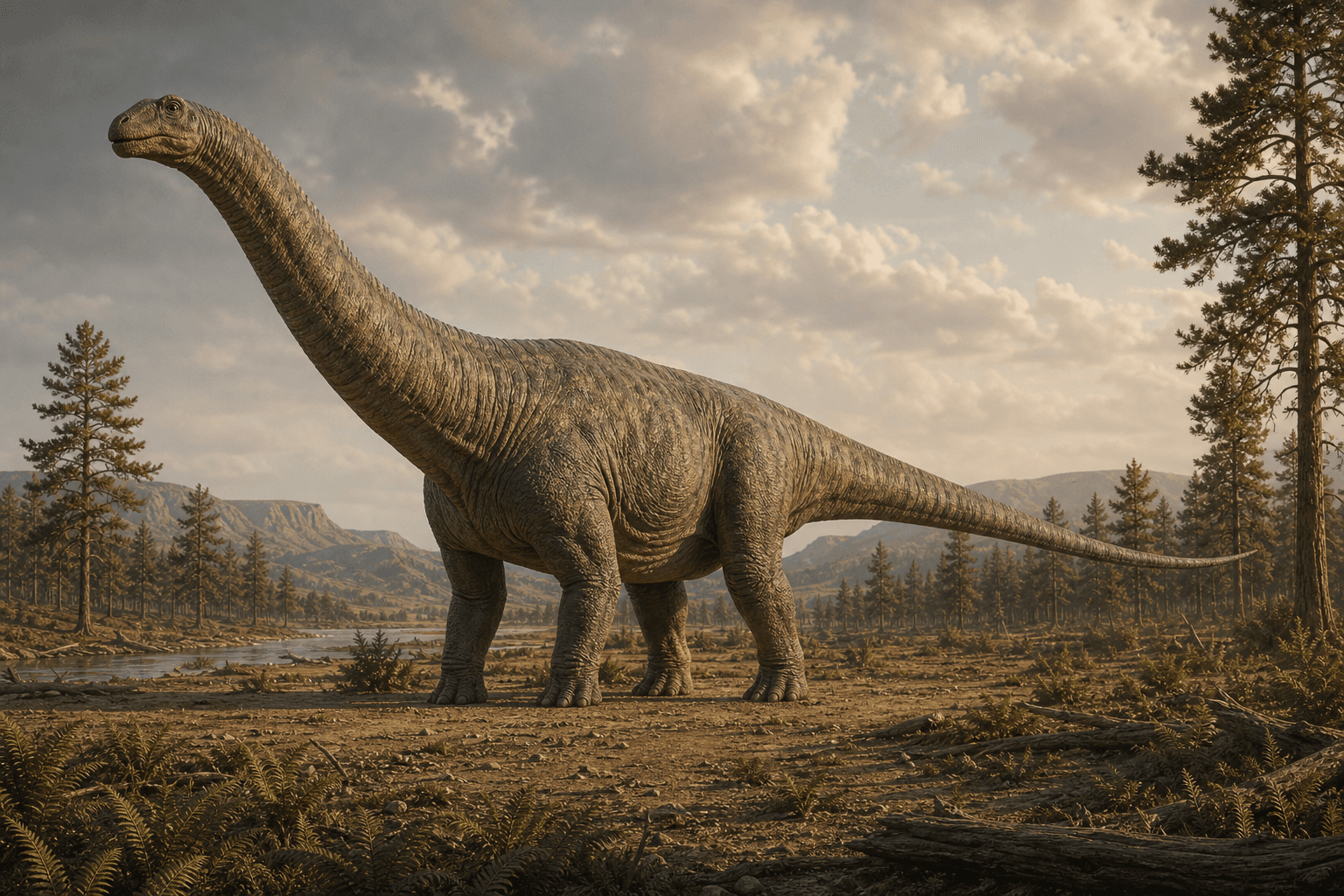 AI reconstruction of Apatosaurus