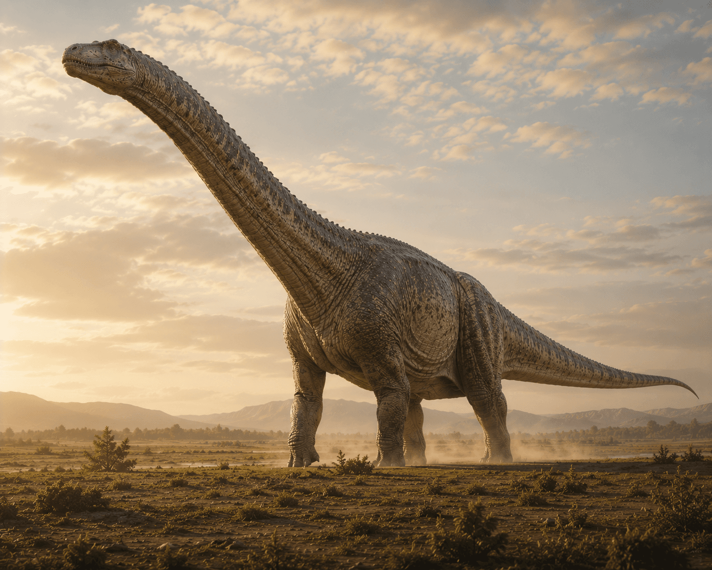 Illustrated reconstruction of Argentinosaurus