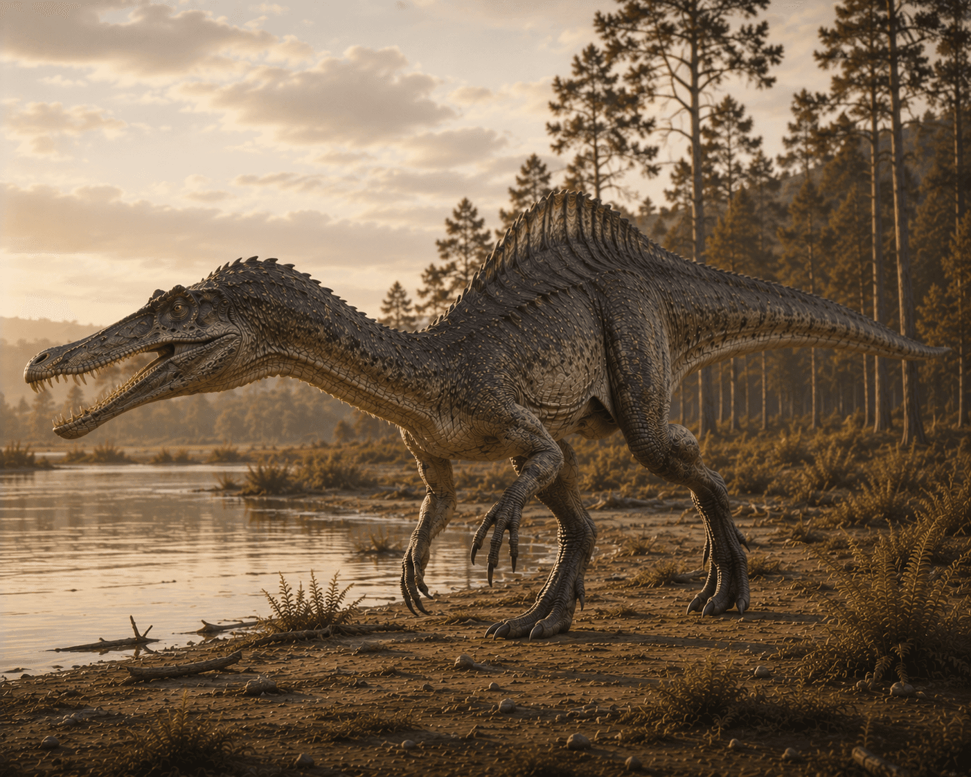 Illustrated reconstruction of Baryonyx