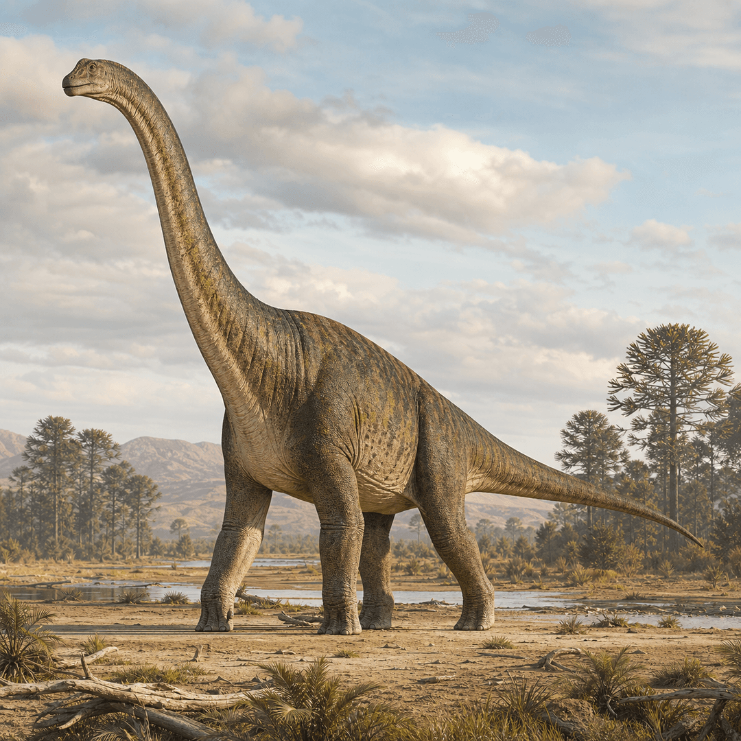 Illustrated reconstruction of Brachiosaurus
