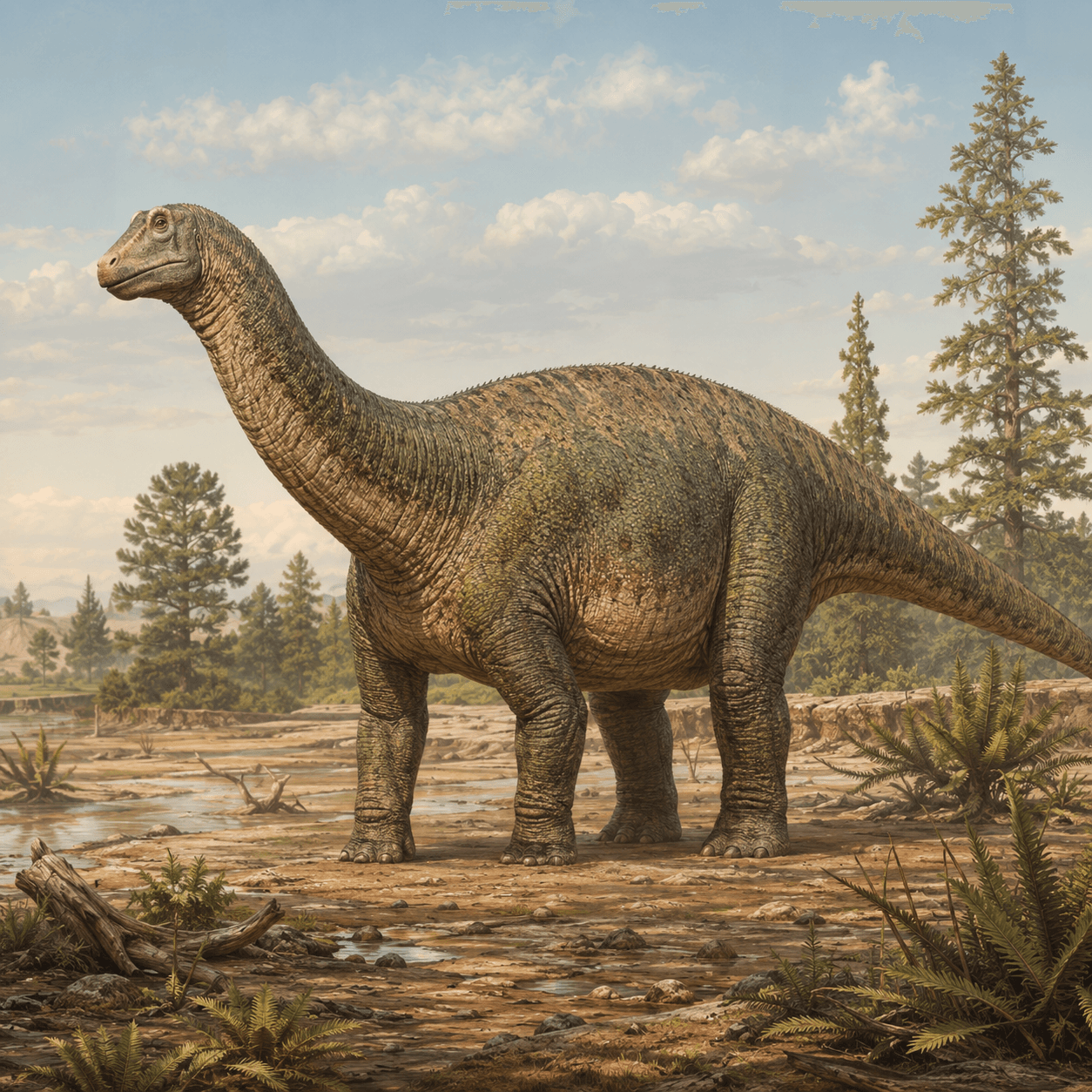 Illustrated reconstruction of Camarasaurus
