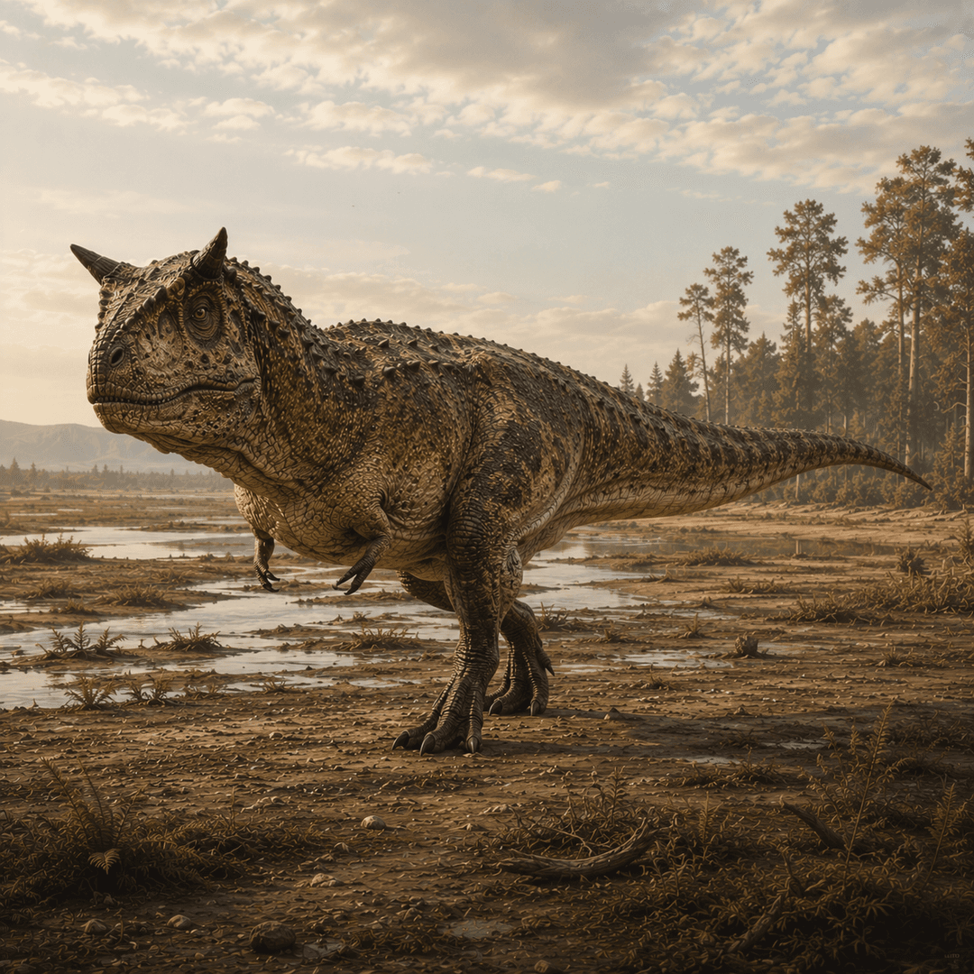 Illustrated reconstruction of Carnotaurus
