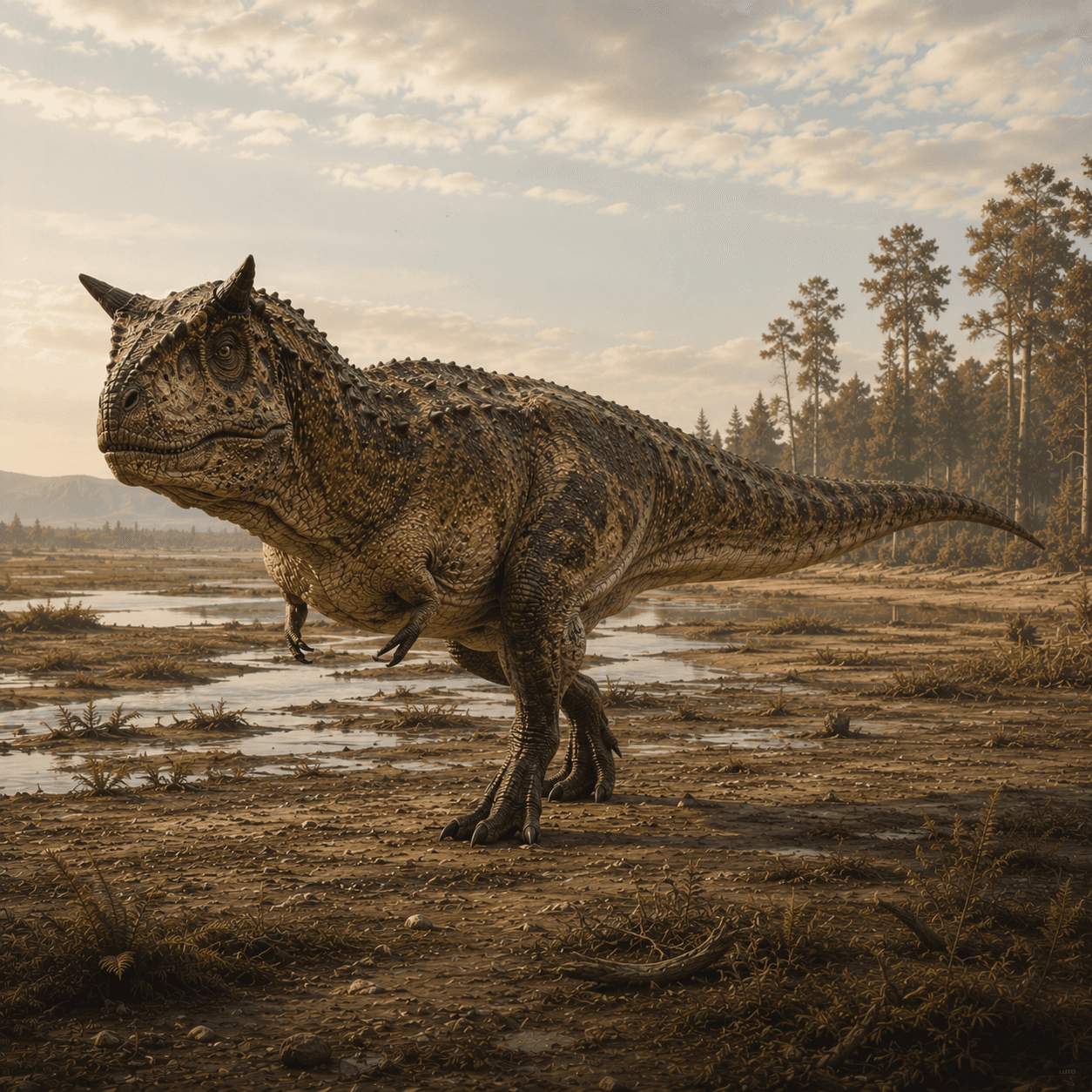 Illustrated reconstruction of Carnotaurus