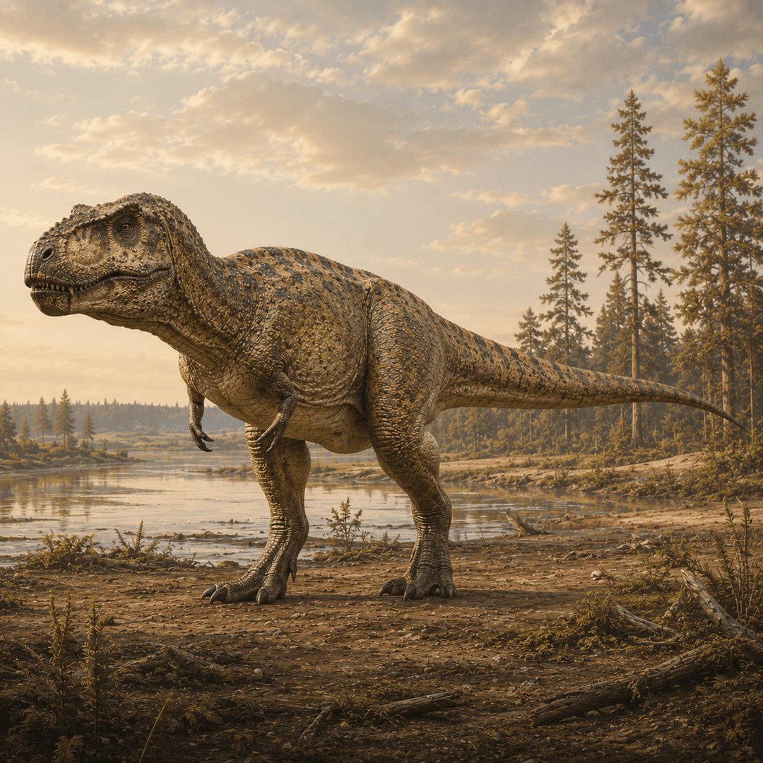 Illustrated reconstruction of Gorgosaurus