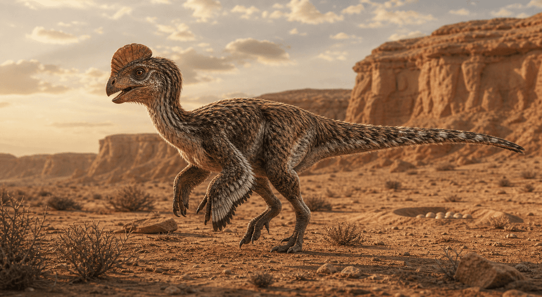 AI reconstruction of Oviraptor