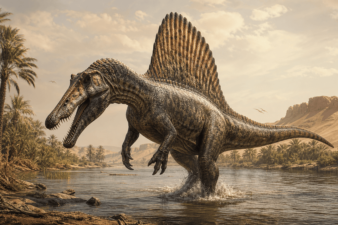 AI reconstruction of Spinosaurus