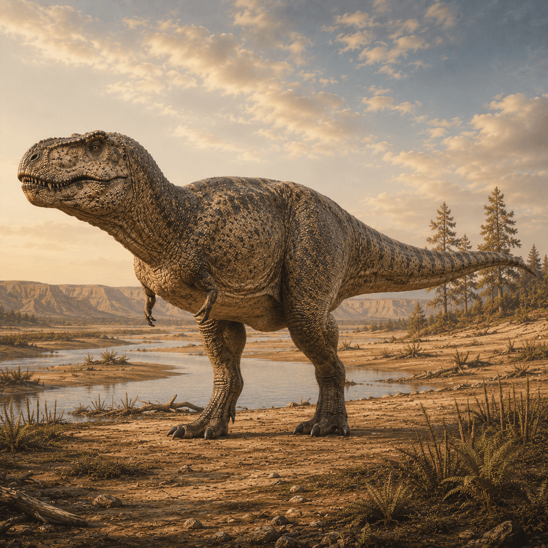 Illustrated reconstruction of Tarbosaurus